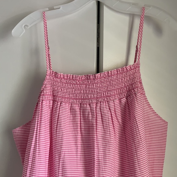 J crew factory smocked midi dress coverup NWT - Picture 6 of 10